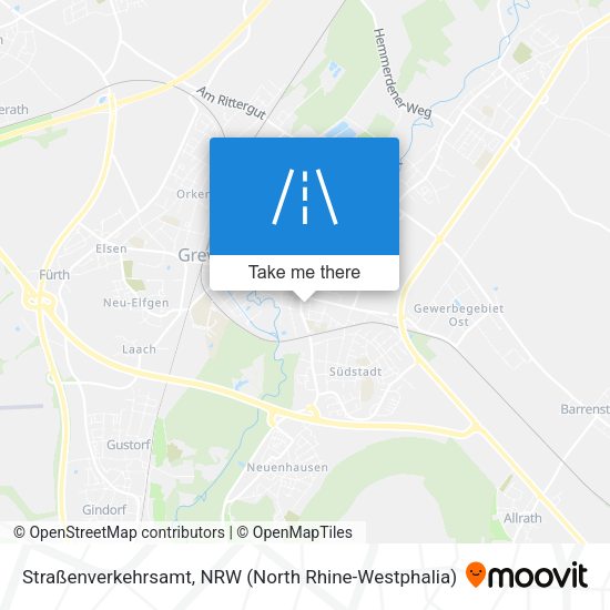 Straßenverkehrsamt map