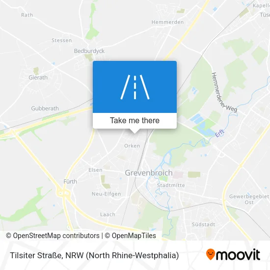 Tilsiter Straße map