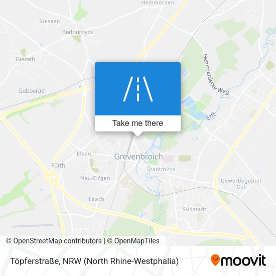 Töpferstraße map