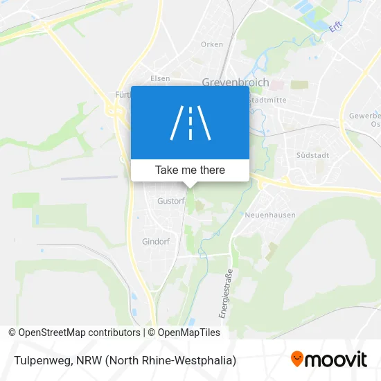Tulpenweg map