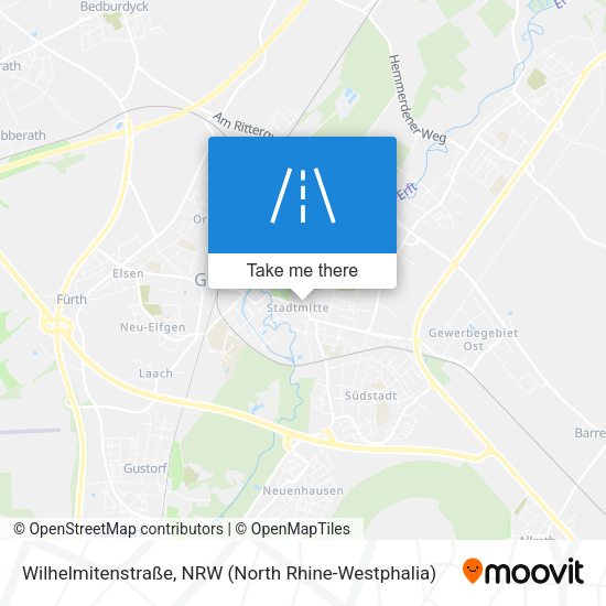Wilhelmitenstraße map