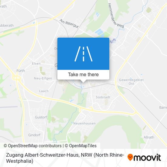 Zugang Albert-Schweitzer-Haus map