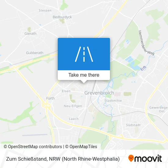 Карта Zum Schießstand
