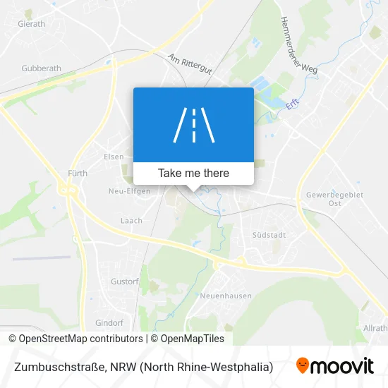 Карта Zumbuschstraße