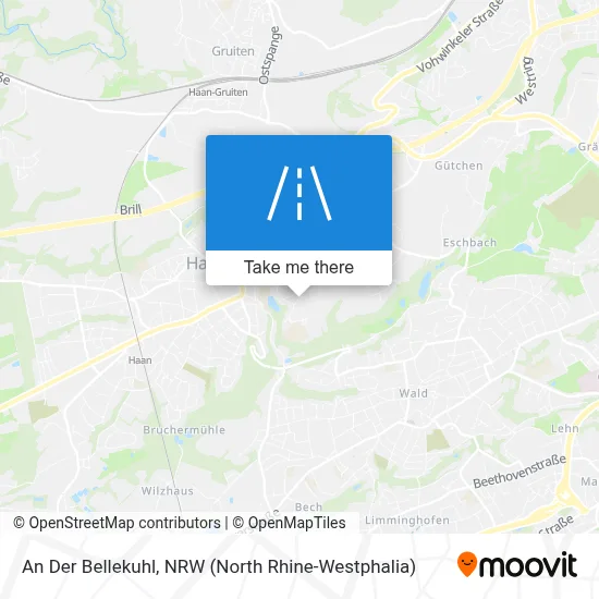 An Der Bellekuhl map