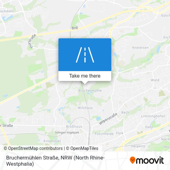 Bruchermühlen Straße map