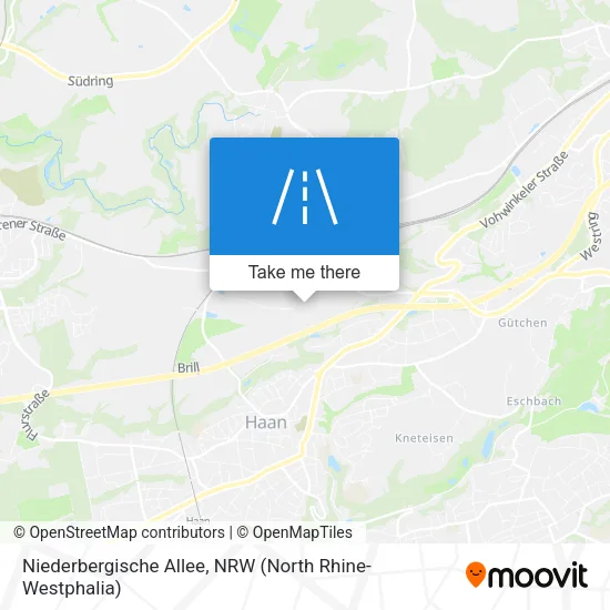 Карта Niederbergische Allee