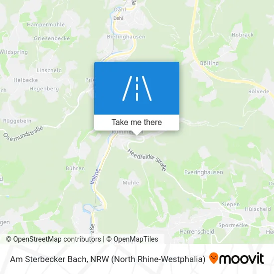 Am Sterbecker Bach map