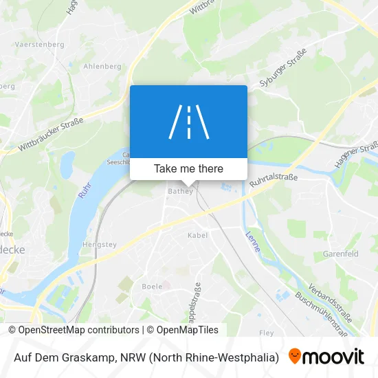 Карта Auf Dem Graskamp