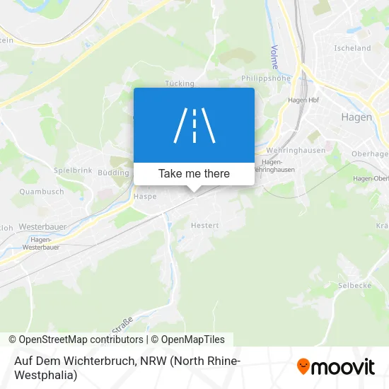 Карта Auf Dem Wichterbruch