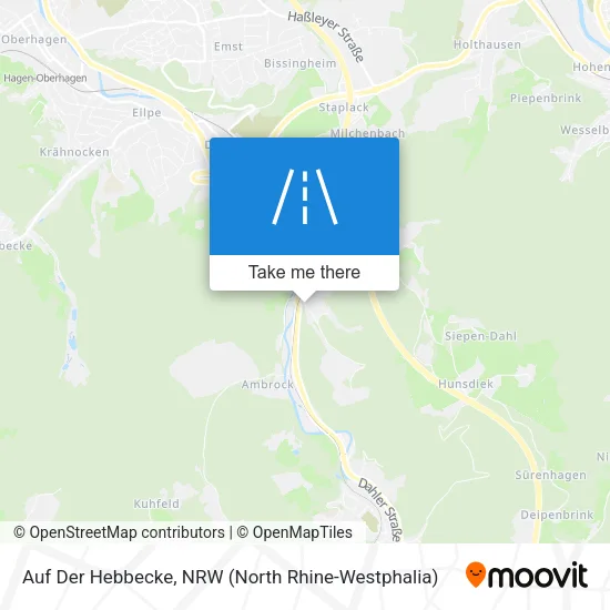 Карта Auf Der Hebbecke