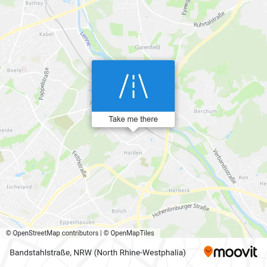 Bandstahlstraße map