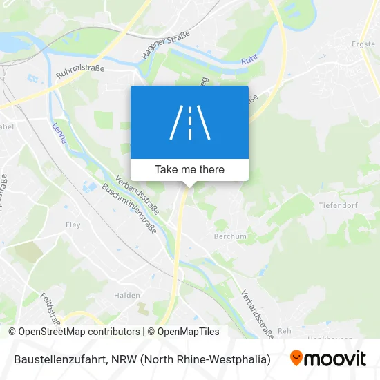 Baustellenzufahrt map