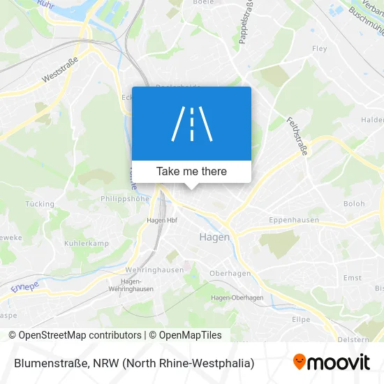 Карта Blumenstraße