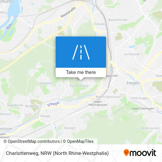 Charlottenweg map