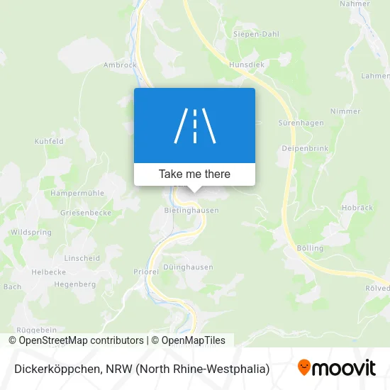 Карта Dickerköppchen