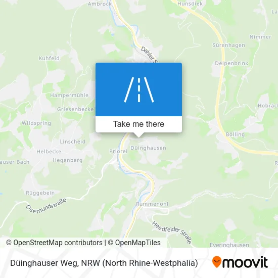 Карта Düinghauser Weg