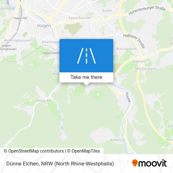 Карта Dünne Eichen