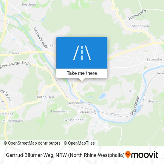Gertrud-Bäumer-Weg map