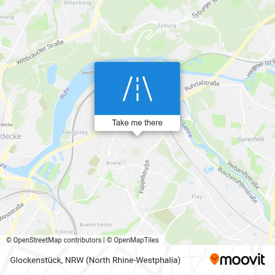 Glockenstück map