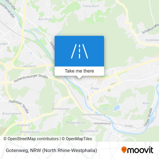 Gotenweg map