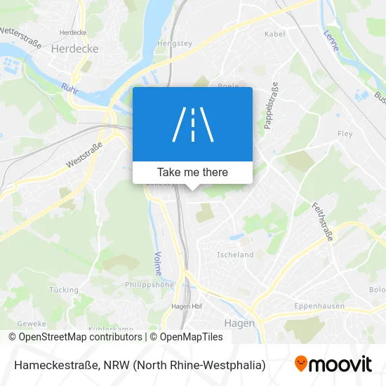 Карта Hameckestraße