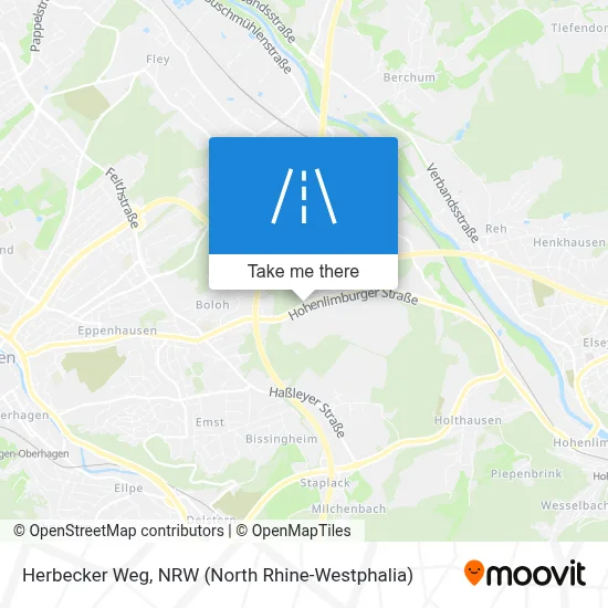 Herbecker Weg map