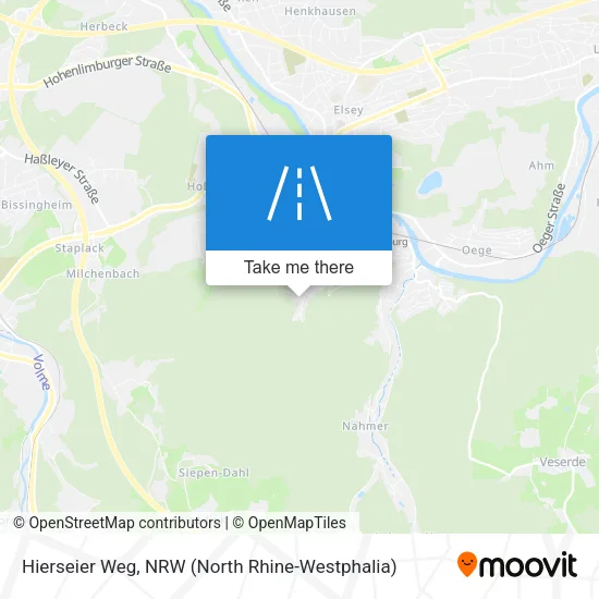 Карта Hierseier Weg