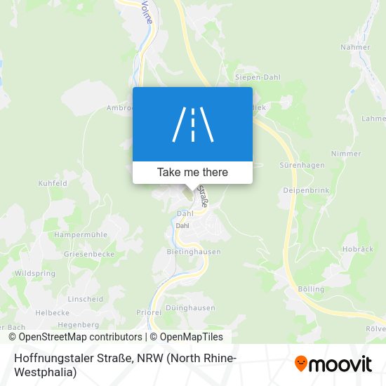 Hoffnungstaler Straße map