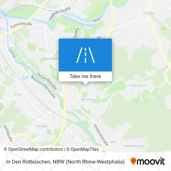 In Den Rotbüschen map