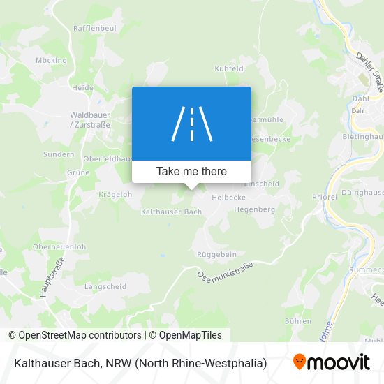 Kalthauser Bach map