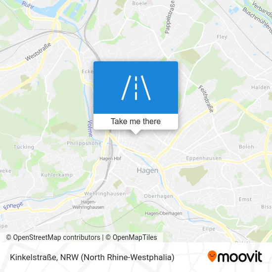 Карта Kinkelstraße