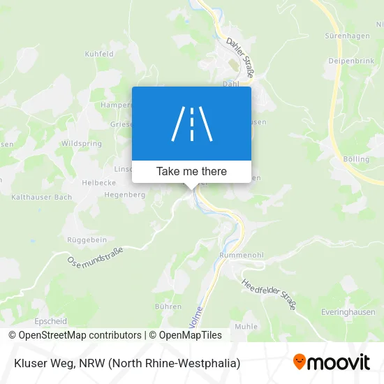 Карта Kluser Weg
