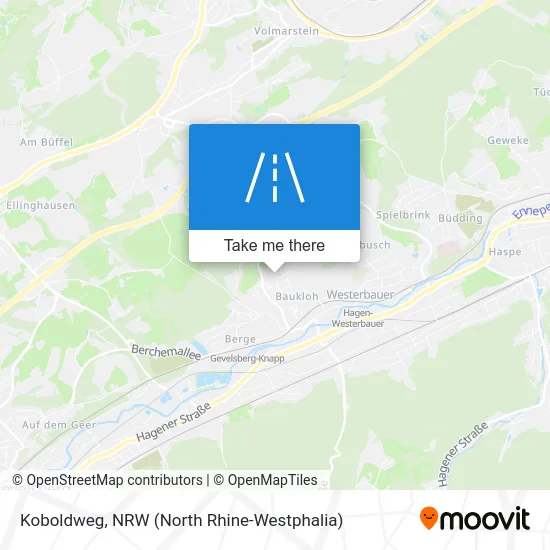 Koboldweg map