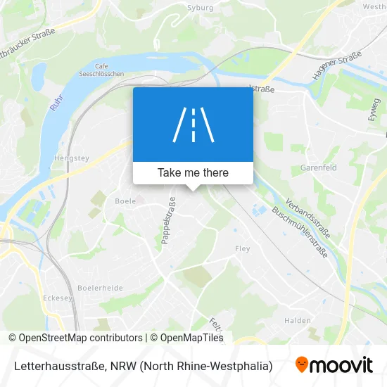 Карта Letterhausstraße