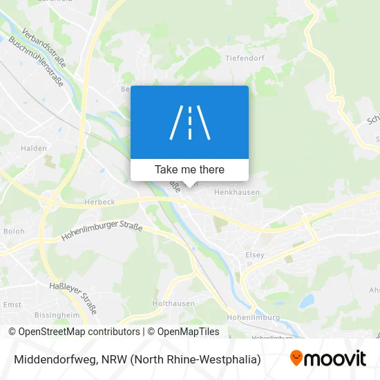 Middendorfweg map