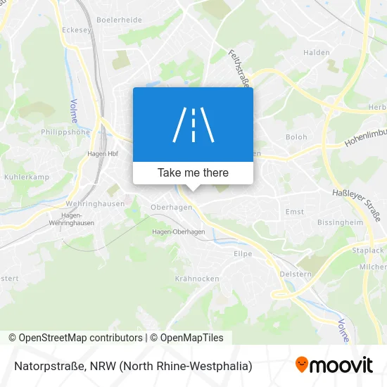 Карта Natorpstraße