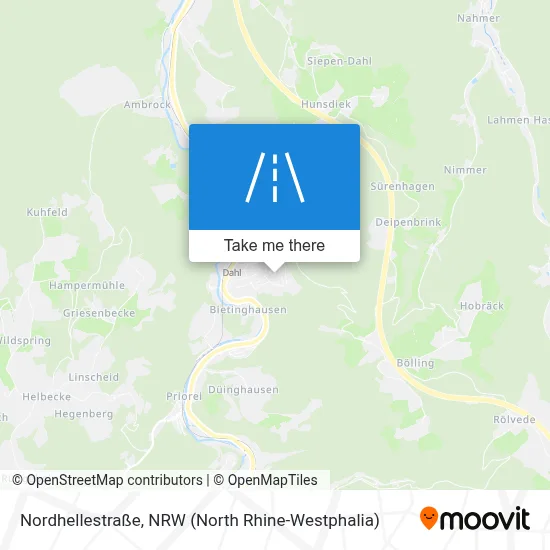 Nordhellestraße map