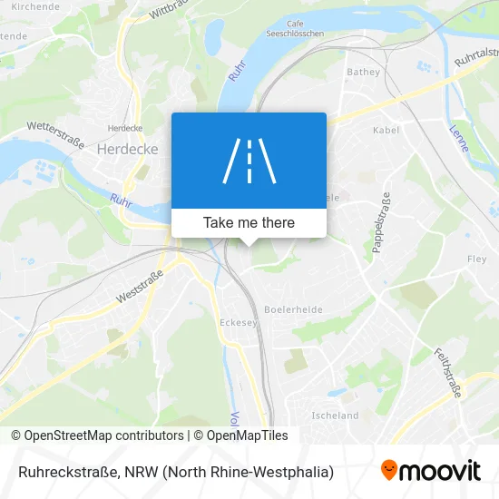 Ruhreckstraße map