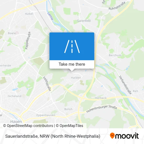 Sauerlandstraße map