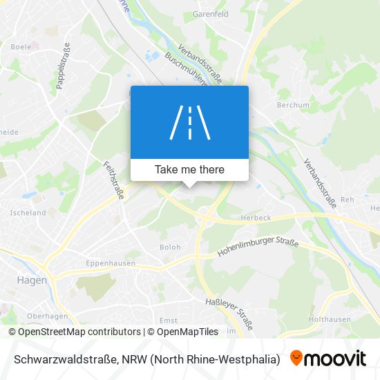 Schwarzwaldstraße map