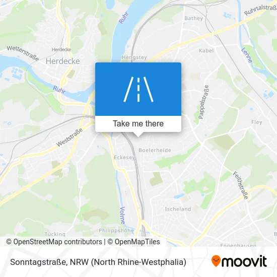 Карта Sonntagstraße