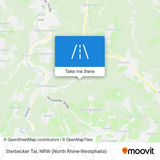 Карта Sterbecker Tal