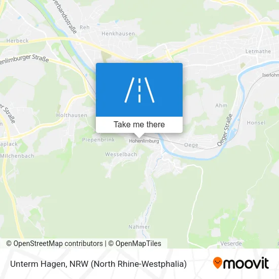 Карта Unterm Hagen