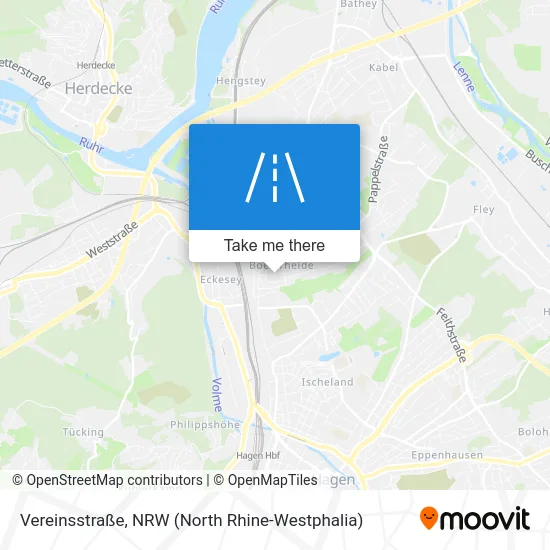 Карта Vereinsstraße