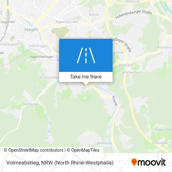 Карта Volmeabstieg