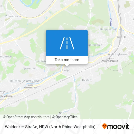 Карта Waldecker Straße