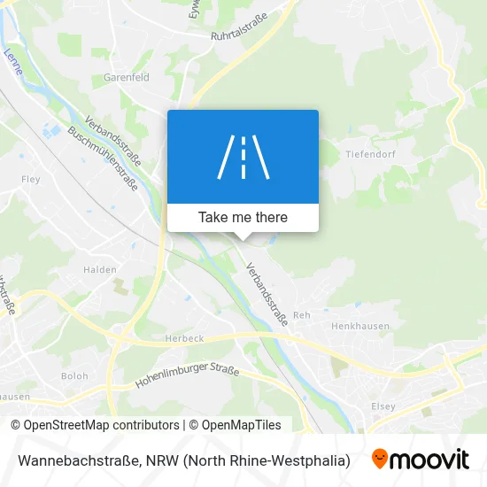 Wannebachstraße map
