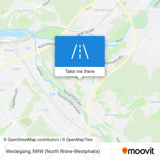 Карта Weidegang