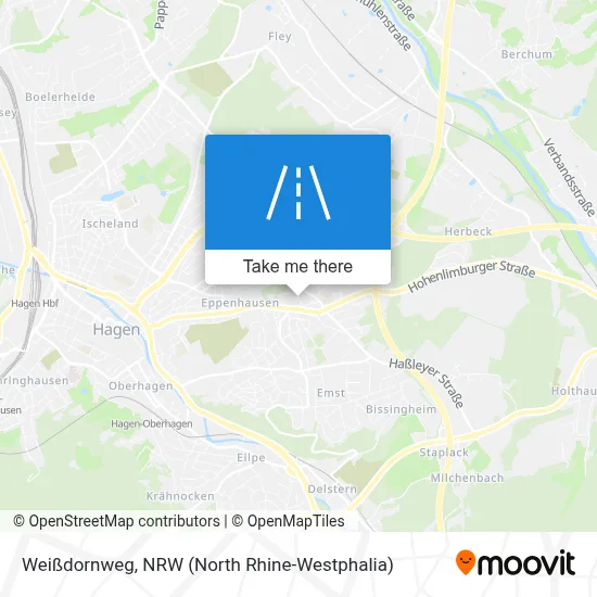 Weißdornweg map